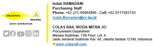 Colas Rail Iroda Mitra Jo